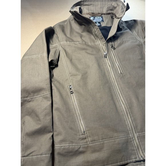 Heavy-Duty Combed Canvas Exterior Utility Workwear KUHL Burr Jacket Mens Small - Picture 2 of 11